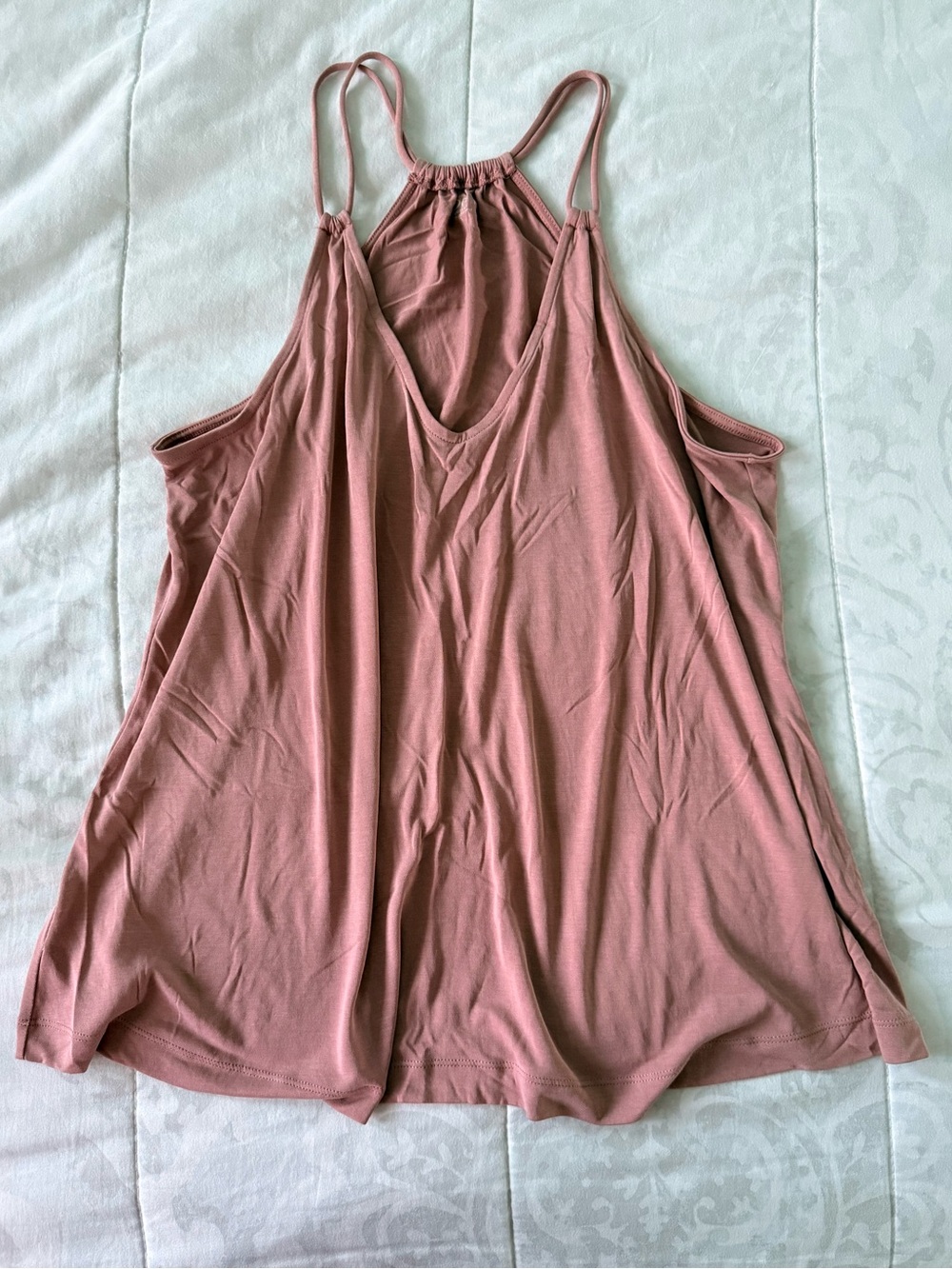 LOFT Dusty Rose Strappy Tank Top